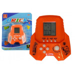ELEKTRONICKÁ HRA TETRIS V TVARE RAKETY - ORANŽOVÁ